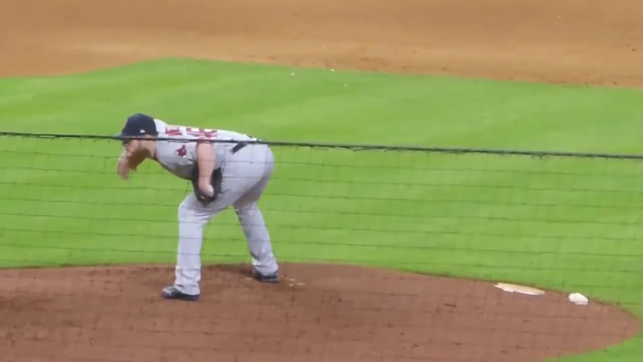 new Astros reliever Craig Kimbrel...pitching...Red Sox vs. Astros...6/2/18