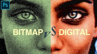 Create Bitmap & Digital Pixel Photos in Photoshop