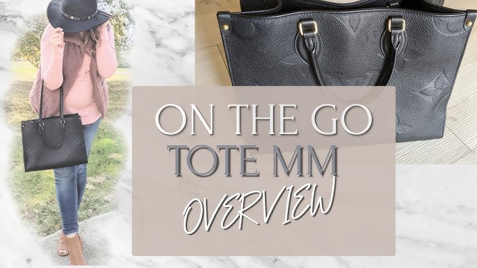 Louis Vuitton OnTheGo MM Tote Bag OUTFITS & REVIEW 😍