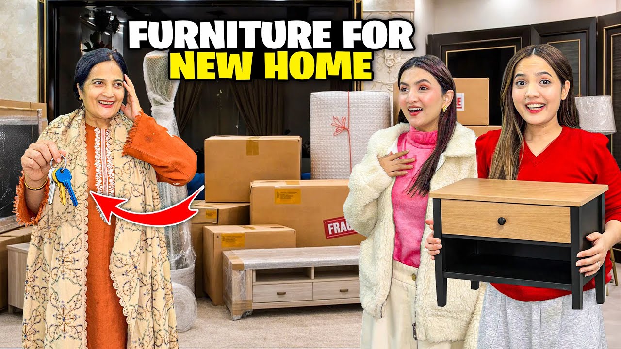 New Home Ky Liya Furniture Agaya🤩♥️🏡|Saman Toot Gaya😱😡|Zainab Ko iPhone 17 Mill Gaya🥰😰|Sistrology