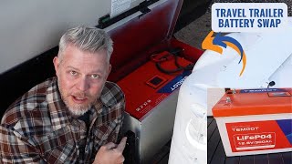 Travel Trailer Battery Swap Out, UPGRADE TO LITHIUM! (Temgot LiFePO4)