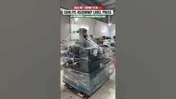 LABEL PRINTING MACHINE EXPORT TO UK 🇬🇧 | SHIKI PC-4530MWP "SOLD" LABEL PRINTING MACHINE EXPORTER