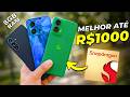 TOP 7 MELHORES Celulares até R$1000 CUSTO-BENEFÍCIO em 2025!!! - BOM e BARATO
