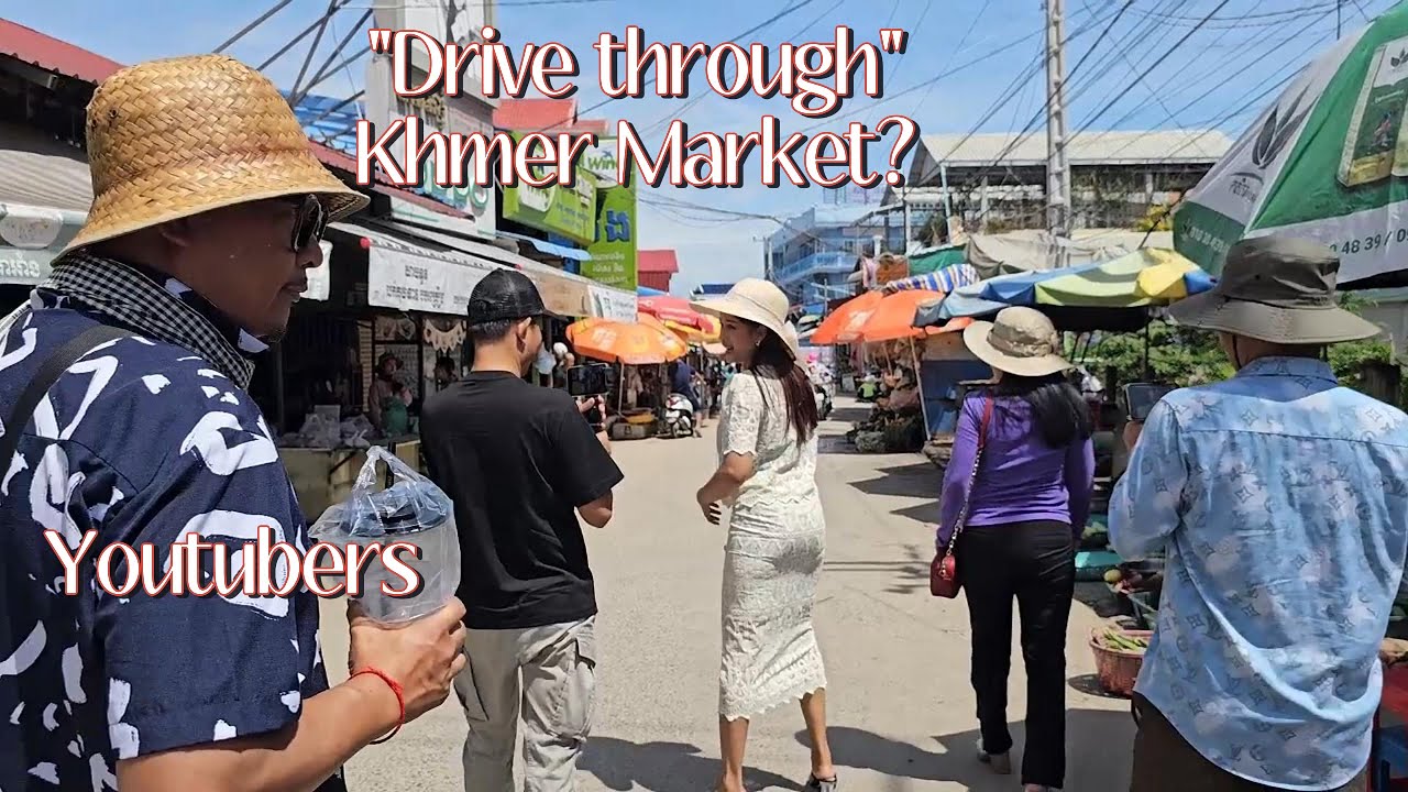 Checking out a Local Khmer Market with Seyha & Thyda's family