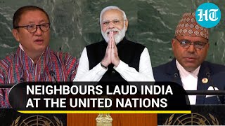 India gets big praise at UN General Assembly; Bhutan, Nepal thank Modi Govt for Covid vaccines