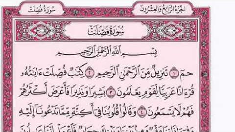 #سورة_فصلت   #مكتوبة   #فارس_عباد