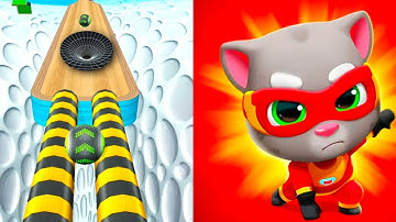 Going Balls Vs Talking Tom Hero Dash Speedrun Gameplay Part 1