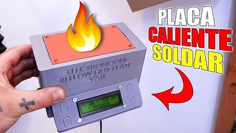 Placa Caliente Para Soldar Casera y Barata