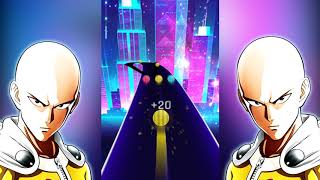 One Punch Man Theme Song but it's played on Dancing Road screenshot 2
