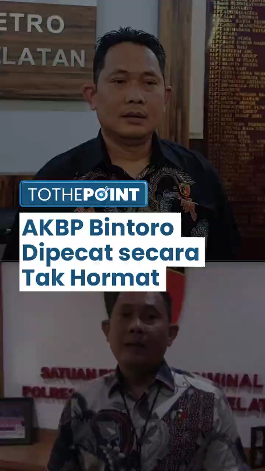 Kasus Pemerasan Oleh Oknum Polisi, AKBP Bintoro dan Perwira Akhitnya Dipecat Secara Tak Hormat