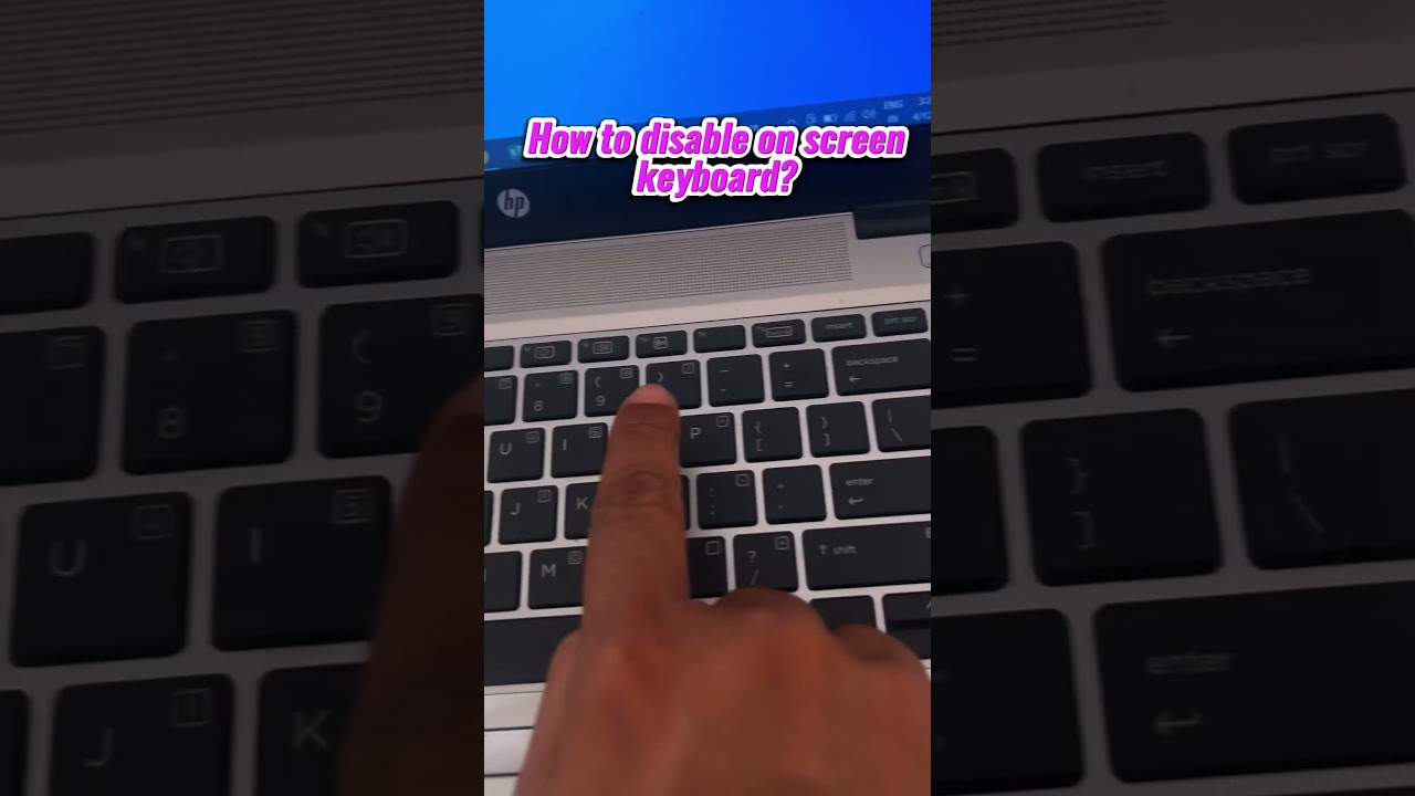 How to disable the on-screen keyboard🤯? 
