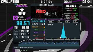 [ITL 2026] Redshift (SX 12) 98.57% EX