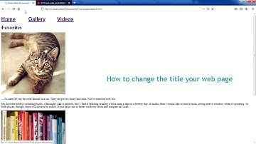 Trimester 1 Computer Project "Create Your Own website" using Expression web 4