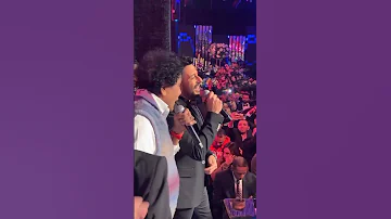 دويتو الكينج محمد منير والنجم محمد حماقي من حفل زفاف الفنان أحمد عصام وسارة بحضور نجوم الفن والمجتمع 