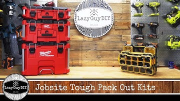 Milwaukee & DeWALT Jobsite Packout Review