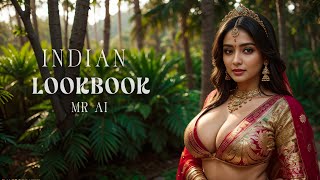 [4K] Ai Art Indian Lookbook Girl Al Art Video - Pine Forest
