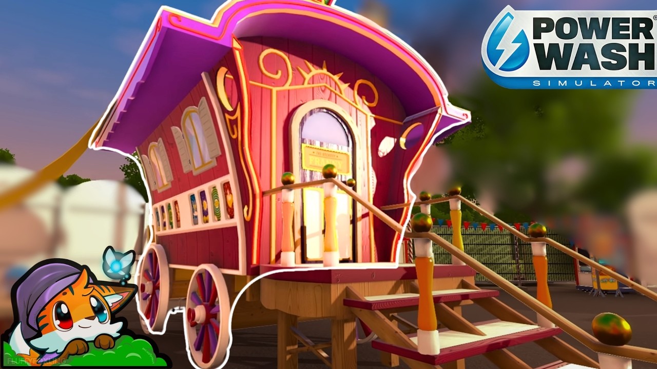 POWERWASH Sim | Fortune Teller Cleanup | No Commentary