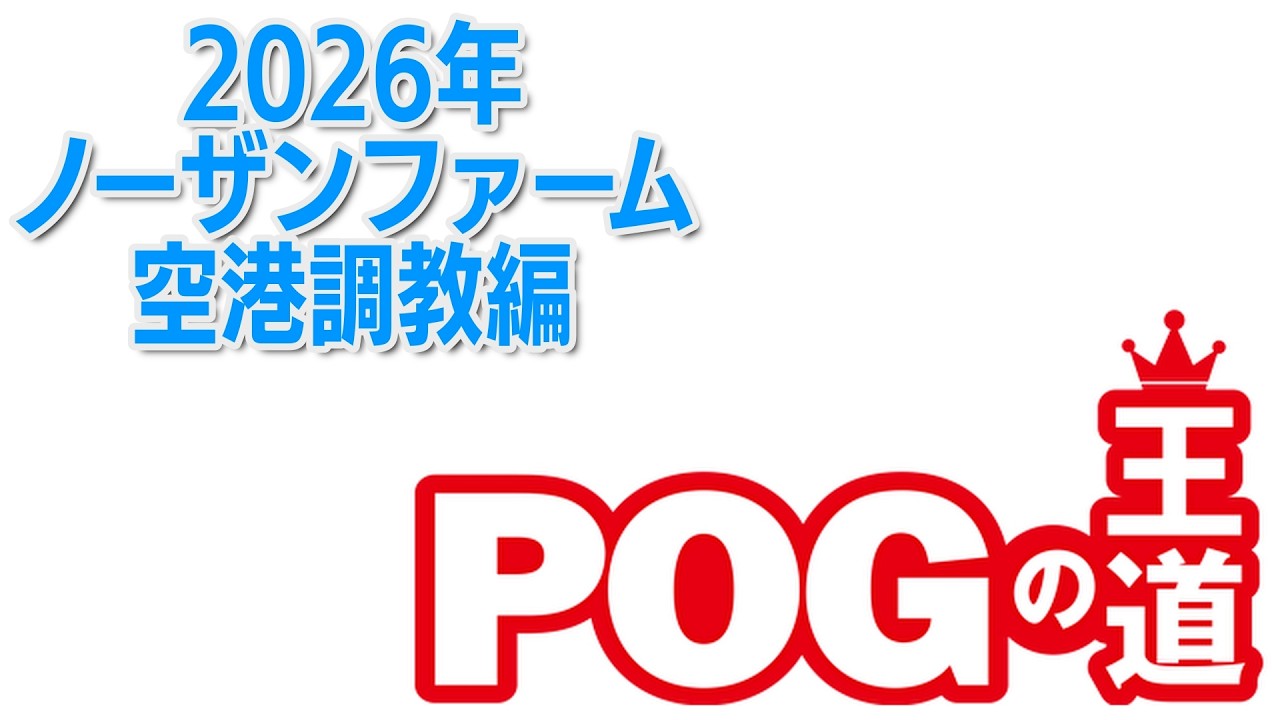 「POGの王道」2歳馬を動画で紹介！【ノーザンファーム空港調教編】