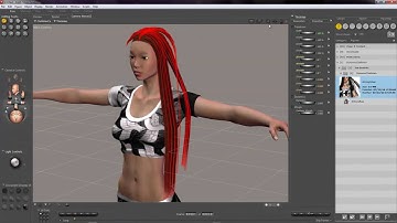Dynamic Cloth Hair tutorial part1.mp4