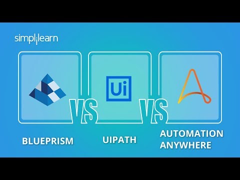 Blue Prism vs UiPath vs Automation Anywhere | RPA Tools Comparison | RPA Training | Simplilearn