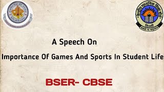 A Speech On Importance Of Games And Sports In Student LifeArticle WritingEssay WritingParagraph