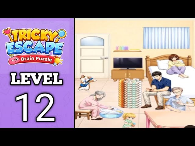 Tricky Escape: brain puzzle level 12 walkthrough solutions - YouTube