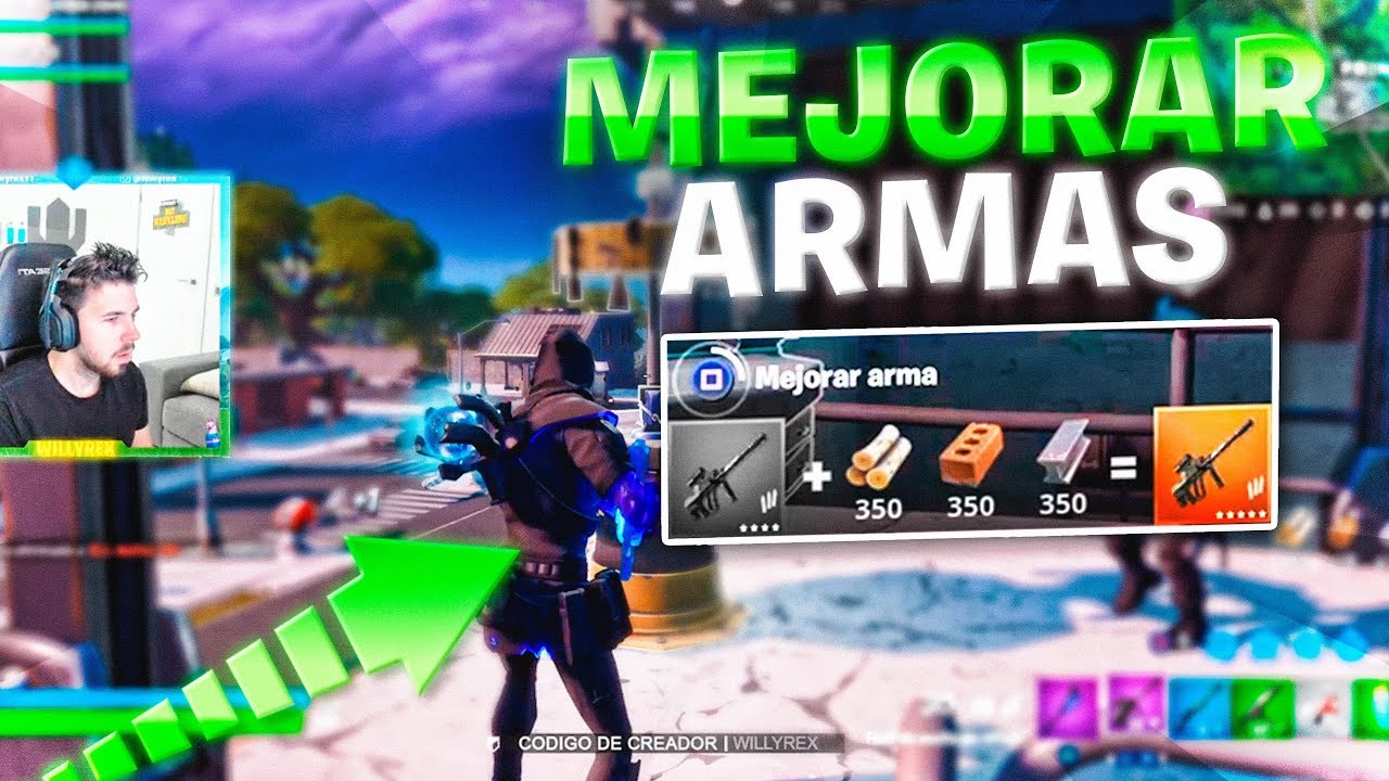 Como Mejorar A Armas Legendarias En Fortnite Youtube