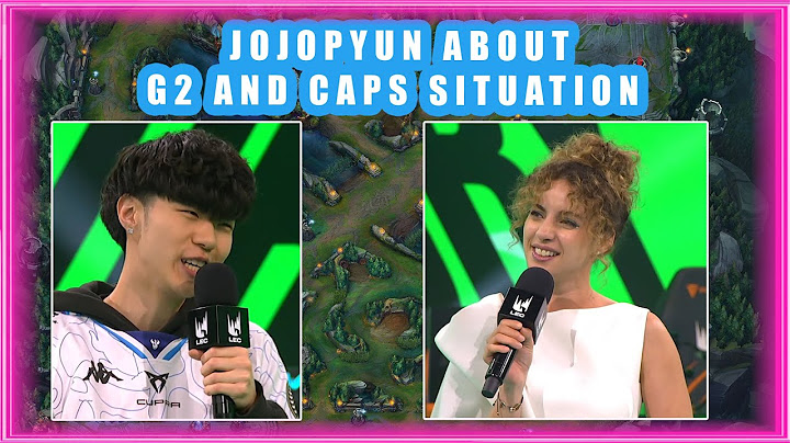 JOJOPYUN About G2 and CAPS Situation 👀 [KCvs KOI]