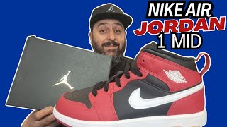 UNBOXING the Coolest Kids' Sneakers! Nike Air Jordan 1 Mid Review – Are They Worth It?