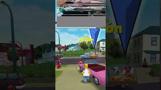 THE SIMPSONS HIT AND RUN CONDUCIENDO A TODA VELOCIDAD CON HOMERO thesimpsons hitandrun shorts 1k