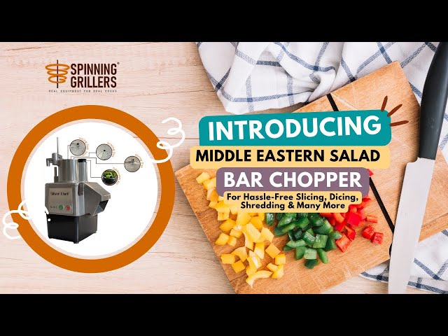 Middle Eastern Salad Bar Chopper Machine- Heavy Duty X-Large 1HP