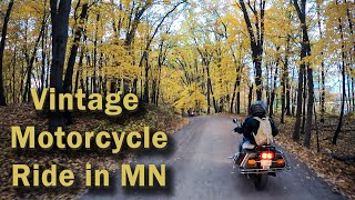 Vintage Motorcycle Ride to Cold Spring MN on a GL1100 GL1200 Goldwing GL500 Silverwing Suzuki SV650