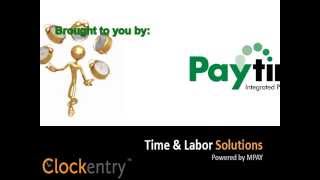 Paytime's ClockEntry Tutorial