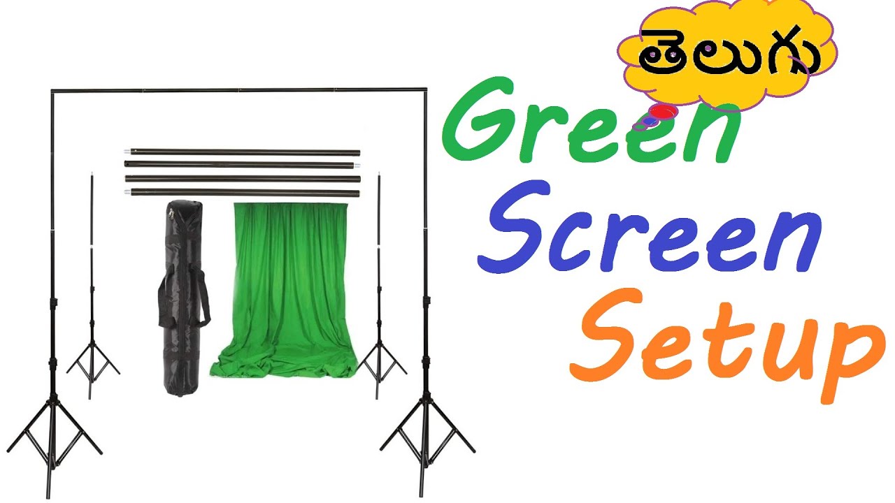 Home Studio Setup | Green Screen Setup | SONIA Photography Stand Kit ...