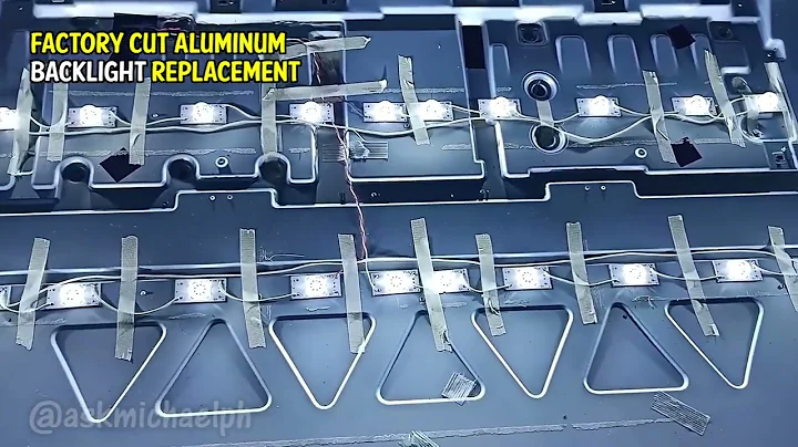 Factory Cut Aluminum Backlight Replacement #shorts