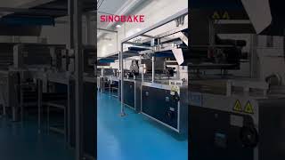 SINOBAKE fully automatic multifunction cookie production line.