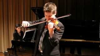 Pasha plays Meditation from Thais - Violin
