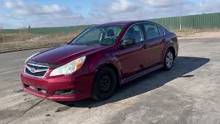 Virtual Test Drive 2010 SUBARU LEGACY 2 5I 4S3BMCA63A3230178 Twin Cities Auctions