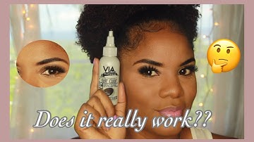 Brow Tint using the VIA Semi Permanent hair color