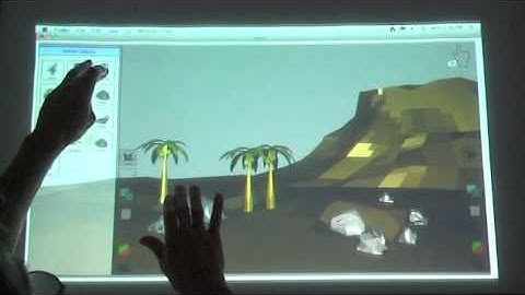 Eden: A Professional Multitouch Tool for Constructing Virtual Organic Environments