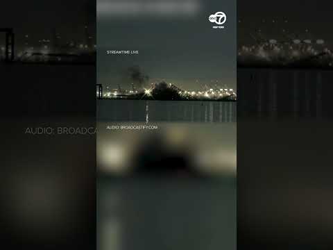Audio recordings capture moment Baltimore bridge collapsed