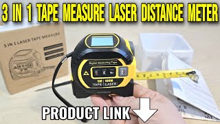 Laser Tape Measure 3 In 1 Digital Tape Measure High Precision Laser Rangefinder *PRODUCT LINK*