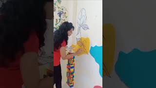 boho art easy wall painting