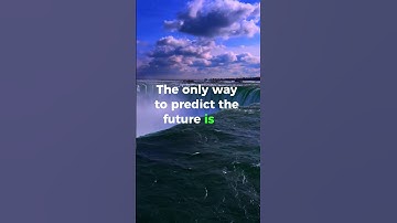 The only way to predict the future is to create it. #shorts #motivation #motivational