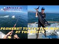 Monster socal bluefin tuna foamers fishing on a 34th day boat  united composites 10e 10ft jigstick