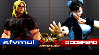 sfvmul (ken) vs DODSFERD (chun-li)