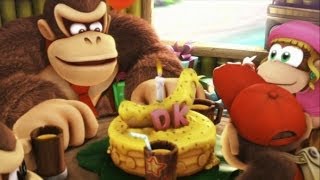 Donkey Kong Country Tropical Freeze 100% Walkthrough  World 11, 12 (KONG Letters & Puzzle Pieces)