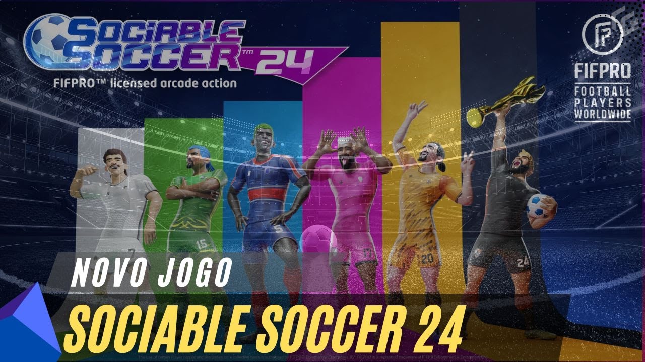 Sociable Soccer 24 é novo jogo de futebol com mais de 13 mil