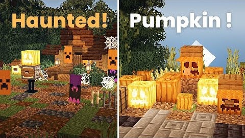 Minecraft 5+ halloween build hacks 1.17-1.19