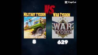War Tycoon vs Military tycoon